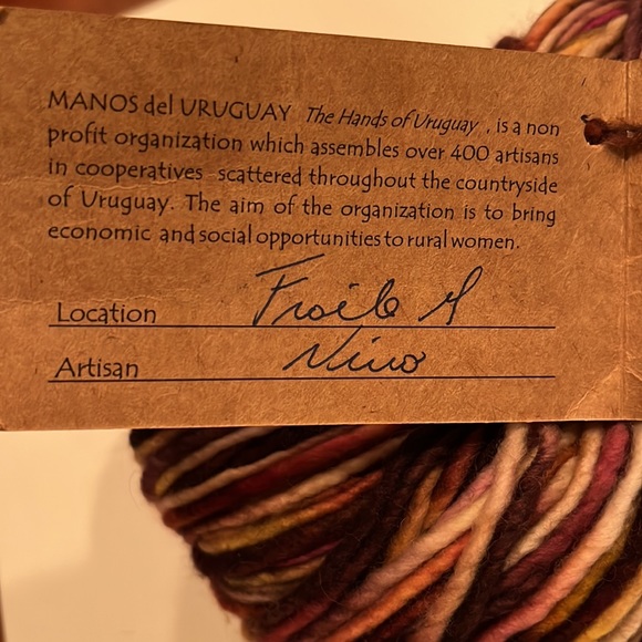 Manos Maxima, Manos del Uruguay Handspun Extra Fine Wool Kettle Dyed color M9079 - Picture 3 of 5